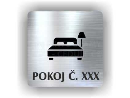 Piktogram - POKOJ Č. XXXX (ČÍSLO)