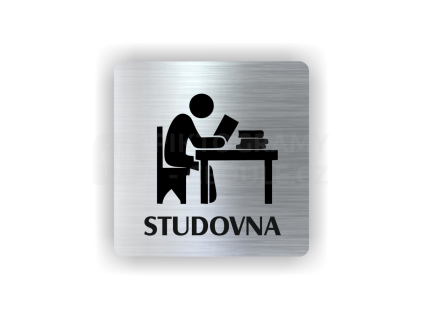 Cedule studovna | Piktogram (čtverec)