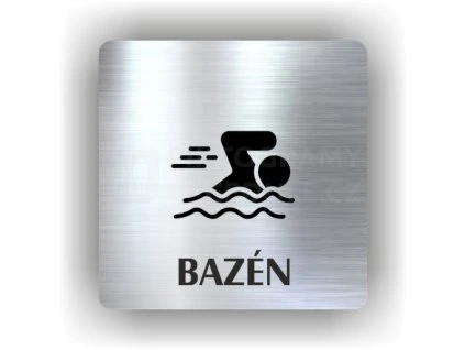 Cedule bazén – plast (piktogram)