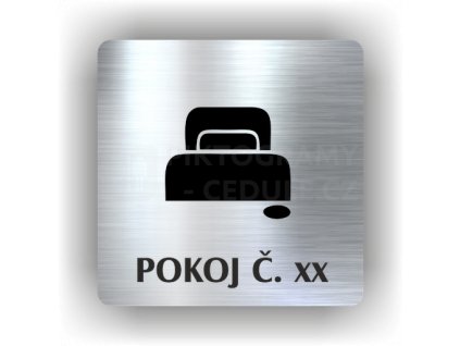 Piktogram - POKOJ Č. XXXX (ČÍSLO)