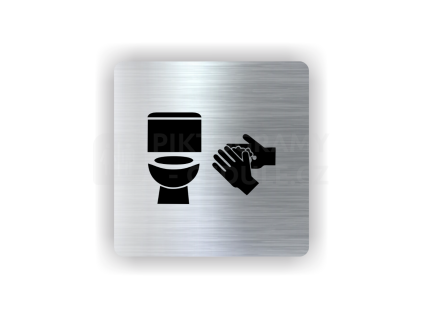 Cedule wc | Piktogram (čtverec)
