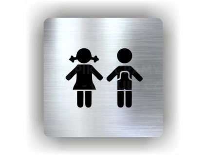 Cedule děti – plast (piktogram)