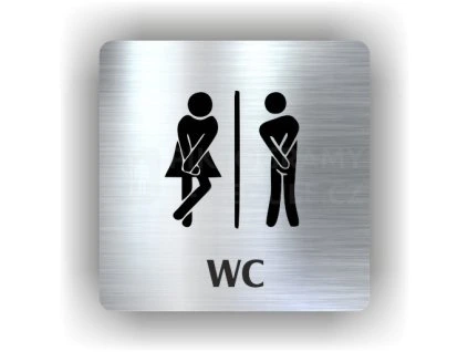 Cedule wc ženy, muži – plast (piktogram)