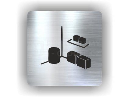 Cedule sklad – plast (piktogram)