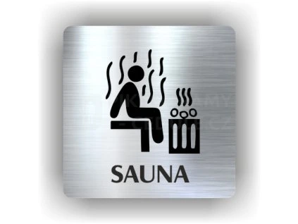 Cedule sauna – plast (piktogram)