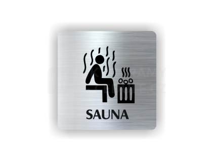 Cedule sauna | Piktogram (čtverec)