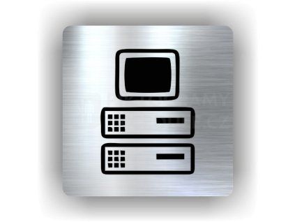 Cedule server – plast (piktogram)