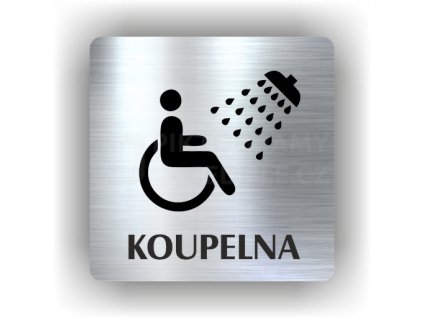 Piktogram - KOUPELNA VOZÍČKAŘI,INVALIDÉ