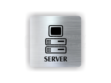 Cedule server | Piktogram (čtverec)