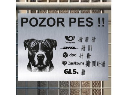 Pozor tady hlídám já - Americký stafordšírský teriér - pozor pes!!!