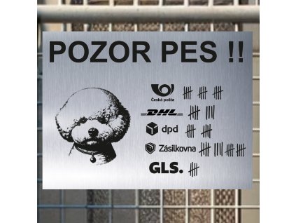 Pozor tady hlídám já - Bišonek - pozor pes!!!