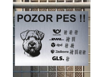 Pozor tady hlídám já - Irský pšeničný teriér - pozor pes!!!