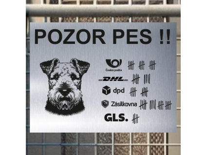 Pozor tady hlídám já - Lakelandský teriér - pozor pes!!!