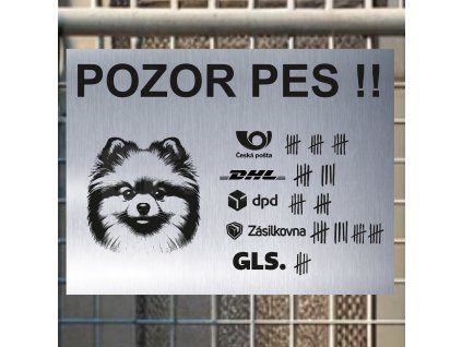 Pozor tady hlídám já - Pomeranian - pozor pes!!!