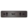 Piktogram - WC MUŽI DOPRAVA , ŽENY DO LEVA