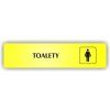 Cedule toalety ženy – plast (piktogram)