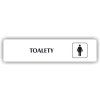Cedule toalety ženy – plast (piktogram)