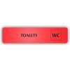 Cedule toalety wc – plast (piktogram)