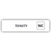 Cedule toalety wc – plast (piktogram)
