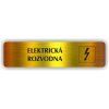 Cedule elektrická rozvodna – plast (piktogram)