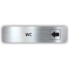 Piktogram - WC ŠIPKA DO LEVA