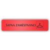 Cedule šatna zaměstnanci – plast (piktogram)
