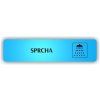 Cedule sprcha – plast (piktogram)
