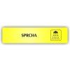 Cedule sprcha – plast (piktogram)