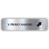 Cedule v pravo nahorů – plast (piktogram)