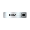 Štítek na dveře do leva | Označení (obdélník)