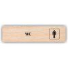 Cedule wc – plast (piktogram)