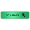Piktogram - TICHO PROSÍM