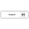 Cedule toalety – plast (piktogram)