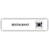 Cedule restaurant – plast (piktogram)