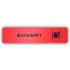 Cedule restaurant – plast (piktogram)