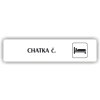 Piktogram - CHATKA Č. XXXX (ČÍSLO)