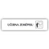 Cedule učebna zeměpisu – plast (piktogram)
