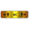 Piktogram - WC ŽENY DO LEVA MUŽI DO PRAVA