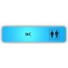 Cedule wc muži a ženy – plast (piktogram)