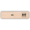 Cedule wc muži a ženy – plast (piktogram)