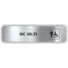 Piktogram - WC MUŽI A VOZÍČKÁŘI