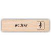 Cedule wc ženy – plast (piktogram)