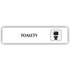 Cedule toalety – plast (piktogram)