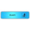 Cedule plasty – plast (piktogram)