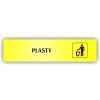 Cedule plasty – plast (piktogram)
