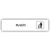 Cedule plasty – plast (piktogram)