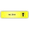 Cedule wc ženy – plast (piktogram)