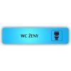 Cedule wc ženy – plast (piktogram)