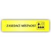 Cedule zasedací místnost – plast (piktogram)
