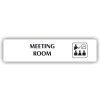 Piktogram - MEETING ROOM - ZASEDACÍ MÍSTNOST